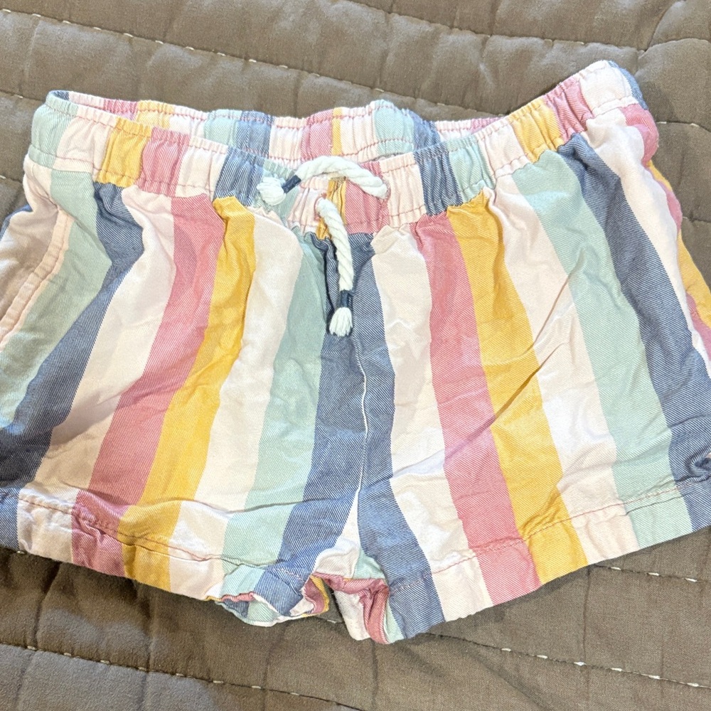 Colorful Striped girls Shorts